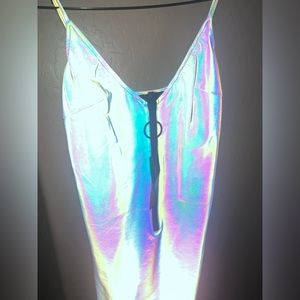 Halloween Rave Reflective Mini Dolls Kill Dress size Small